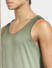 Green Washed Cotton Vest_407412+5