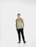 Green Washed Cotton Vest_407412+6