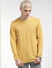 Yellow Knit Pullover_392424+2