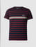 Blue Striped Crew Neck T-shirt_392495+7