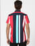 Multi-coloured Striped Half Sleeves Shirt_392476+4