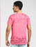 Pink Tie Dye Graphic Crew Neck T-shirt_392488+4