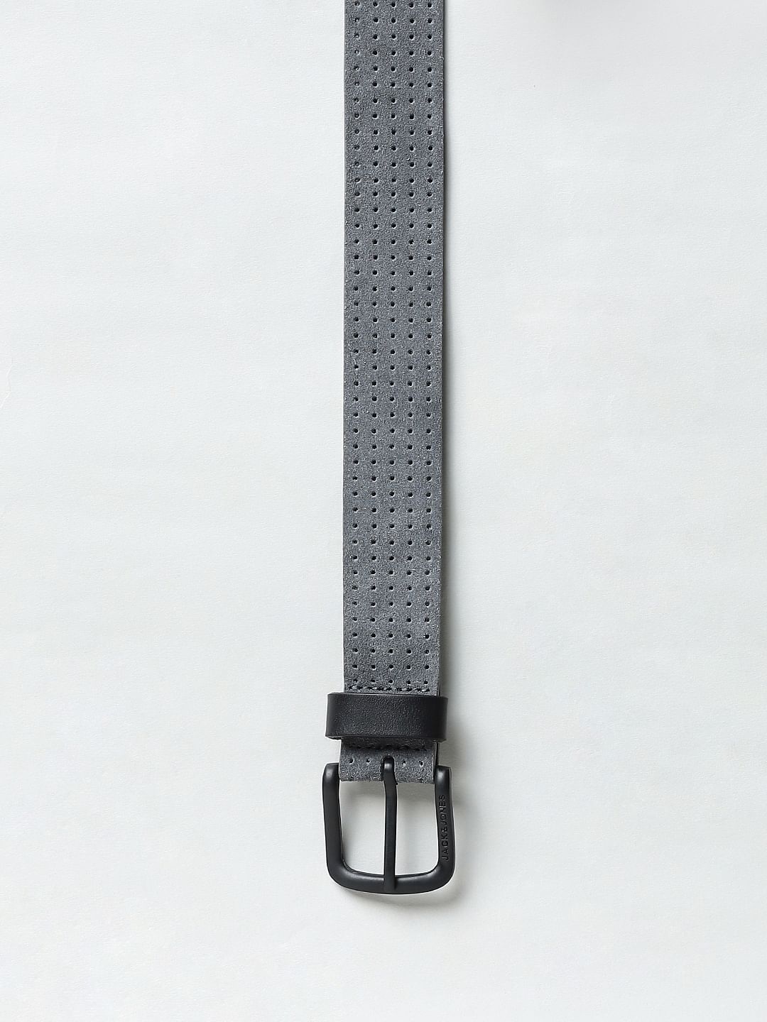 Grey Suede Belt