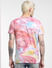 Pink Printed Crew Neck T-shirt_392434+4