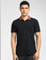 Black Polo Neck T-shirt_392445+1