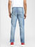 Blue Low Rise Glenn Slim Fit Jeans_392449+4