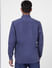 Blue Linen Blend Full Sleeves Shirt_392456+4