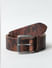 Brown Camo Leather Belt_392508+1