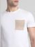 White Patch Pocket Crew Neck T-shirt_415273+5