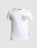 White Patch Pocket Crew Neck T-shirt_415273+7
