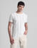 White Striped Knit T-shirt_415276+2