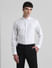White Striped Dobby Cotton Shirt_415277+2