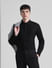 Black Knitted Full Sleeves Shirt_415284+1