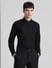 Black Knitted Full Sleeves Shirt_415284+2