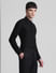 Black Knitted Full Sleeves Shirt_415284+3