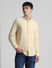 Yellow Oxford Full Sleeves Shirt_415288+2