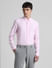 Pink Oxford Full Sleeves Shirt_415289+2