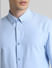 Blue Oxford Full Sleeves Shirt_415290+5
