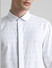 White Dobby Full Sleeves Shirt_415292+5