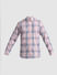 Pink Check Print Full Sleeves Shirt_415296+7