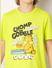 GARFIELD Lime Green Printed T-shirt_415257+6