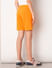 GARFIELD Orange Printed Shorts_415261+4