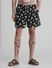 Black Printed Swim Shorts_415299+1