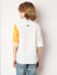 GARFIELD White Colourblocked Full Sleeves Shirt_415264+4
