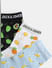 Pack Of 3 Printed Mid Length Socks_416544+2