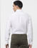 White Striped Full Sleeves Linen Shirt