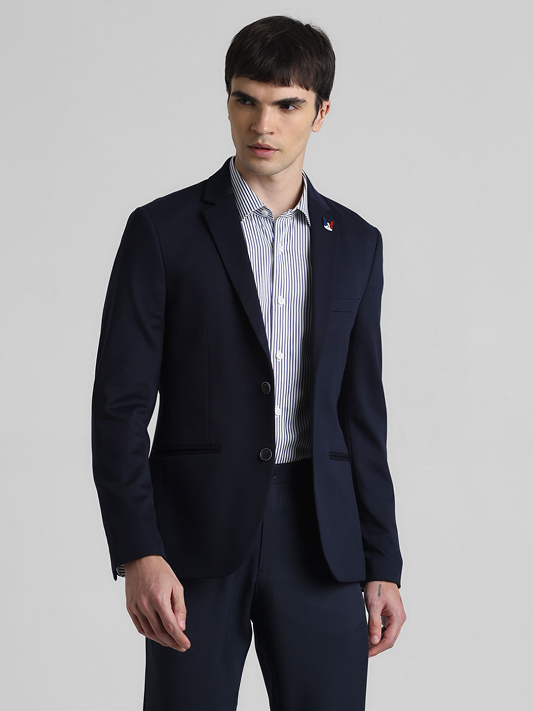 Navy blue formal outlet blazer