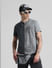 UNMATCHED by JACK&JONES Grey Printed Acid Washed T-shirt_412412+1