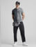 UNMATCHED by JACK&JONES Grey Printed Acid Washed T-shirt_412412+6