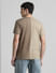 UNMATCHED by JACK&JONES Brown Printed Acid Washed T-shirt_412413+4