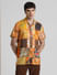 UNMATCHED by JACK&JONES Yellow Printed Cut & Sew Shirt_412414+2