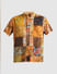 UNMATCHED by JACK&JONES Yellow Printed Cut & Sew Shirt_412414+7