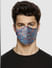 Blue Abstract Print Mask with 3 Changeable PM 2.5 Filter_379771+2