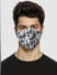 Grey Abstract Print Mask with 3 Changeable PM 2.5 Filter_379772+2
