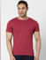 Red & Grey Crew Neck T-shirts - Pack of 2_389274+3