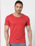 Red & Grey V Neck T-shirts - Pack of 2_389282+5