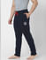 Blue Mid Rise Trackpants_389306+3