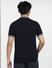 Navy Blue Knit Polo T-shirt_405191+4