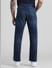 Dark Blue Mid Rise Clark Regular Fit Jeans_410864+3