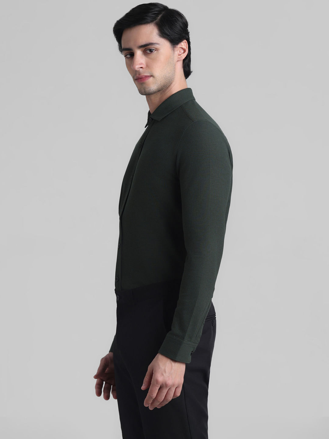 Buy WES Formals by Westside Emerald Green Ultra Slim Fit Shirt Online at  best price at TataCLiQ