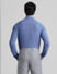 Blue Knitted Full Sleeves Shirt_410867+4