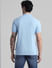 Light Blue Knitted Polo T-shirt_410874+4