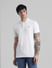 White Knitted Polo T-shirt_410877+1