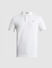 White Knitted Polo T-shirt_410877+7