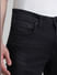 Black Low Rise Washed Glenn Slim Fit Jeans_410878+4