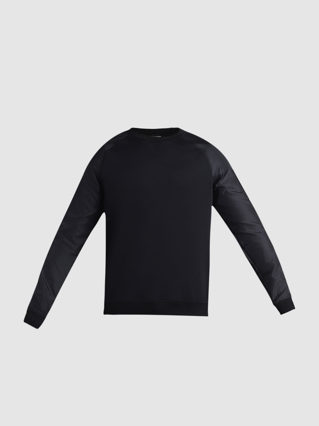 Black Crew Neck Sweatshirt